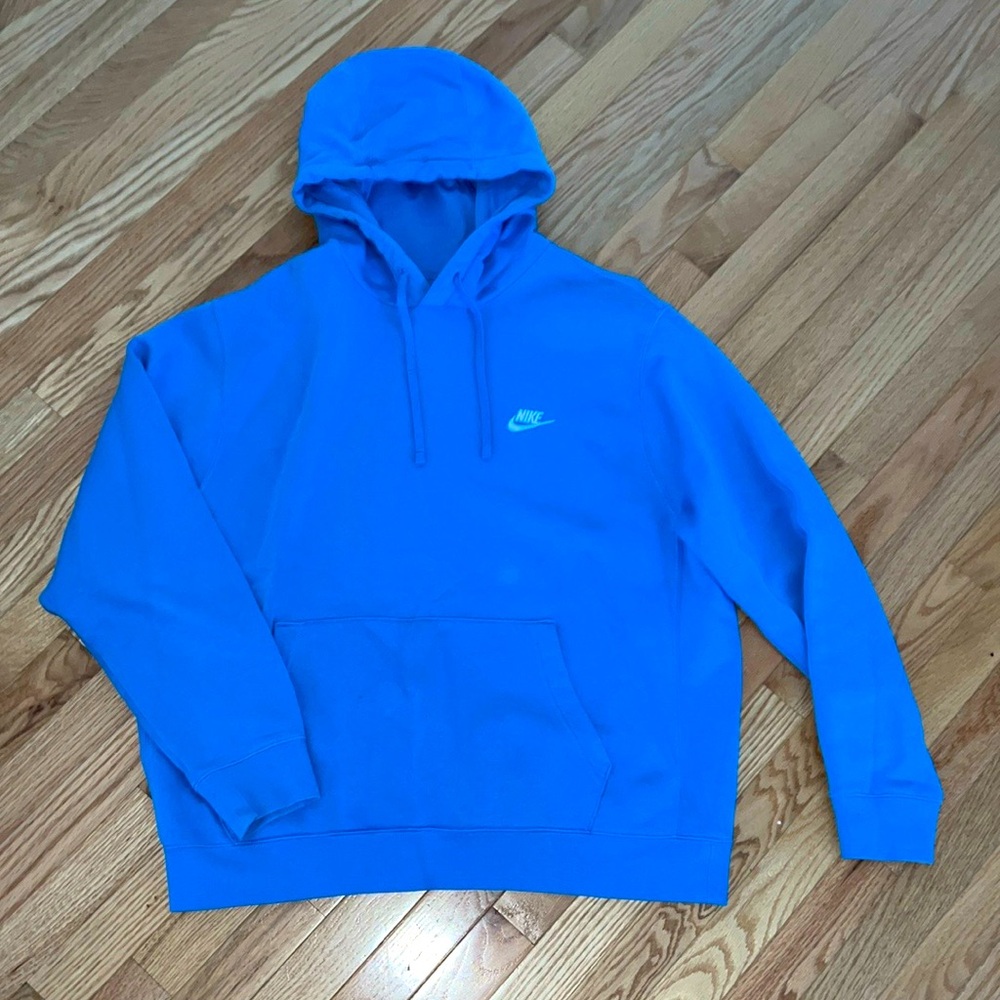 Blue Nike sweatshirt